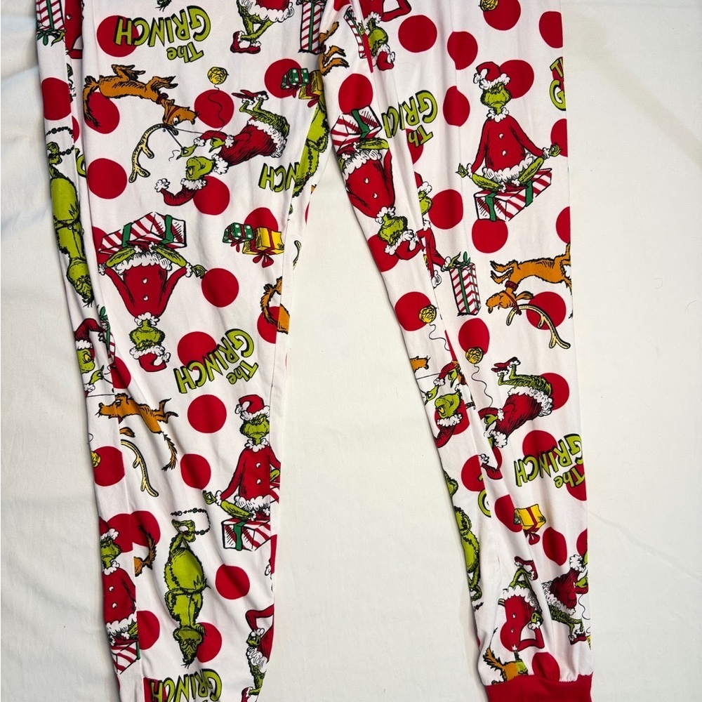 Grinch Pajamas Set - Red and White - Picture 3 of 7